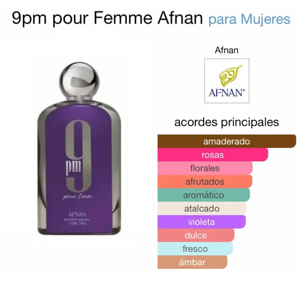 9pm Pour Femme EDP para mujer - Aromática CR