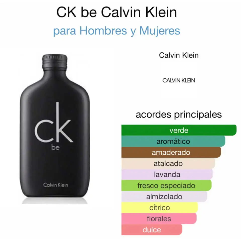 CK Be EDT unisex - Aromática CR