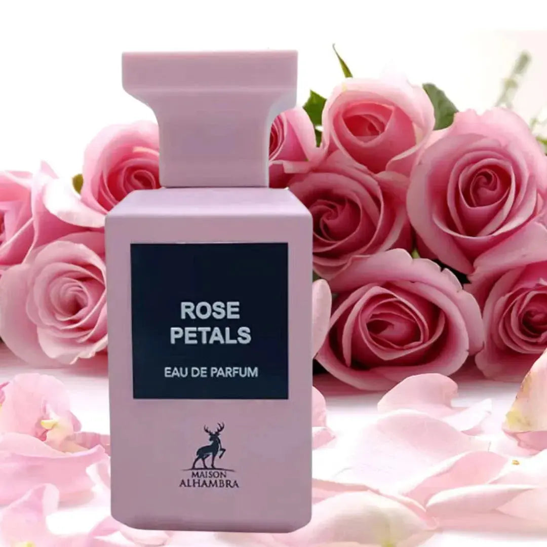 香水(ユニセックス) MAISON ALHAMBRA ROSE PETALS 80ml Maison Alhambra Rose Petals EDP unisex en Costa Rica – Aromática CR
