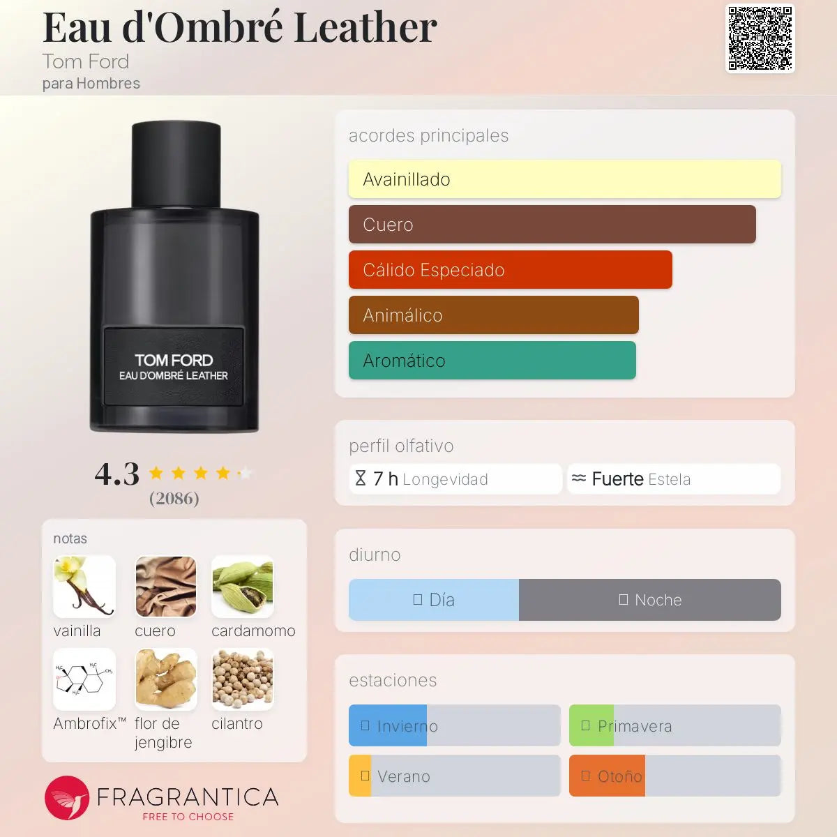 Tom Ford Eau d'Ombré Leather en Costa Rica – Aromática CR