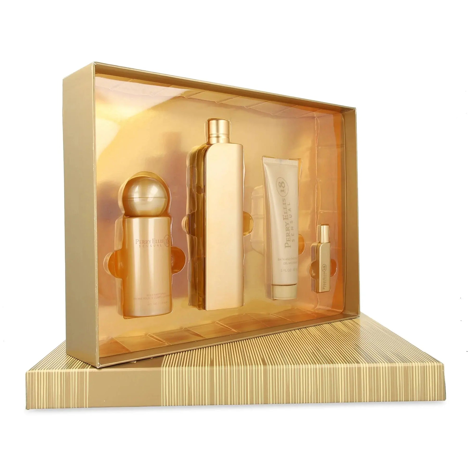 Estuche Perfume Perry Ellis 18 Hombre Perry Ellis 18 Fuego Cologne Set