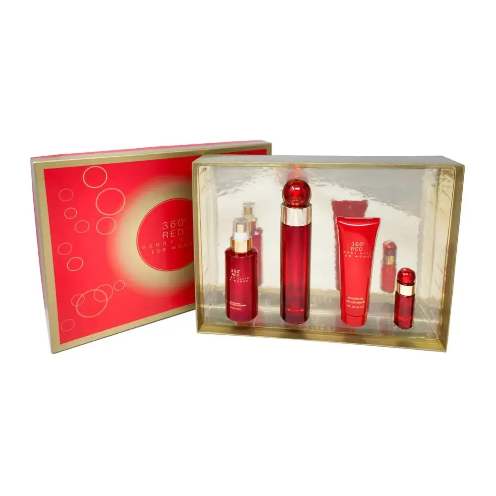 Estuche Perry Ellis 360° Red Mujer 4 Piezas - Aromática CR