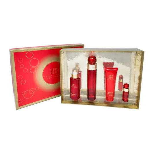 Estuche Perry Ellis 360° Red Mujer 4 Piezas - Aromática CR