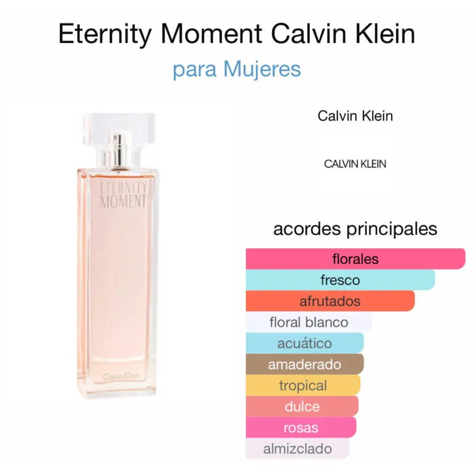 Eternity Moment EDP para mujer 100 ml - Aromática CR