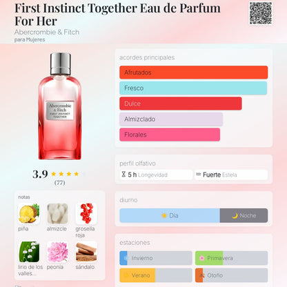 First Instinct Together Eau de Parfum For Her - Aromática CR