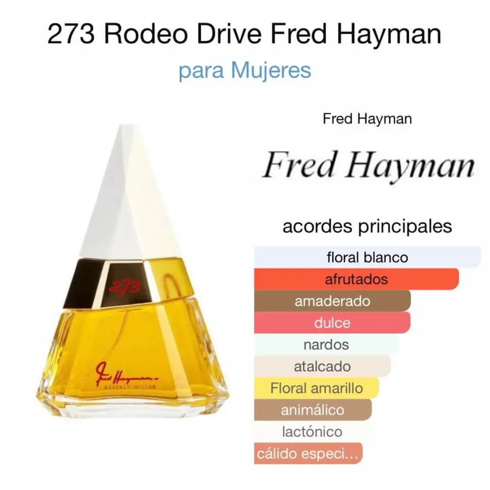 Fred Hayman 273 Rodeo Drive EDP para mujer 75 ml - Aromática CR