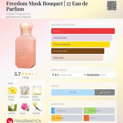 Freedom Musk Bouquet 27 Eau de Parfum - Aromática CR