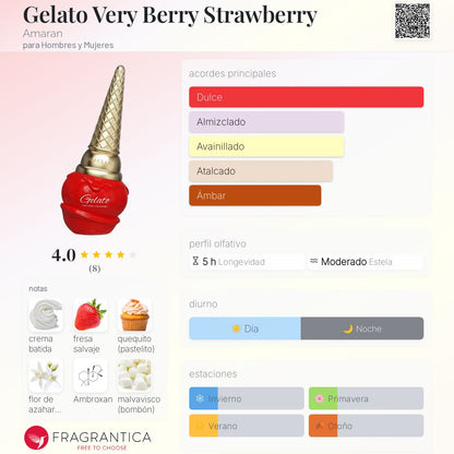Gelato Very Berry Strawberry - Aromática CR
