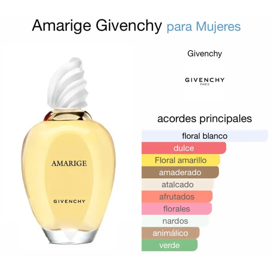 Givenchy Amarige EDT para mujer 100 ml - Aromática CR