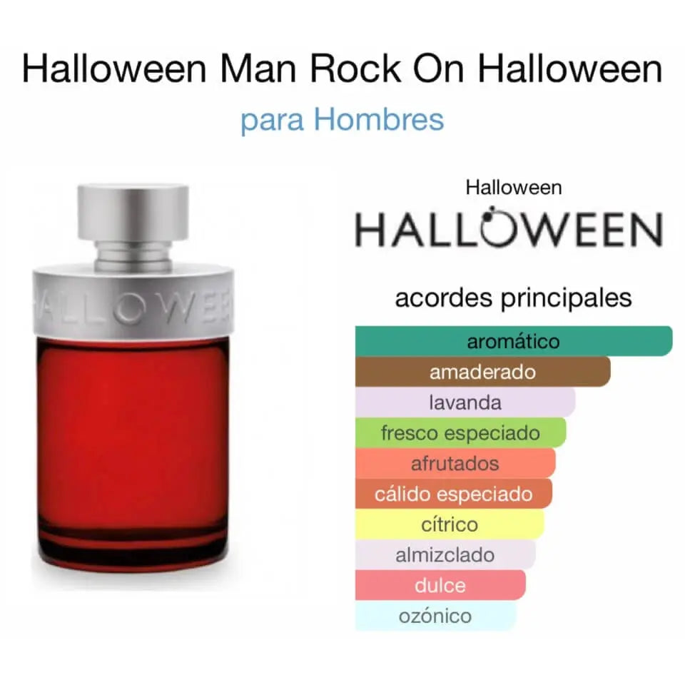 Halloween Rock On EDT para hombre 125 ml - Aromática CR