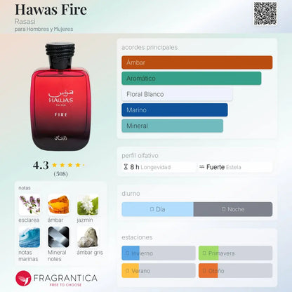 Hawas Fire - Aromática CR