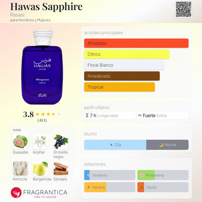 Hawas Sapphire - Aromática CR