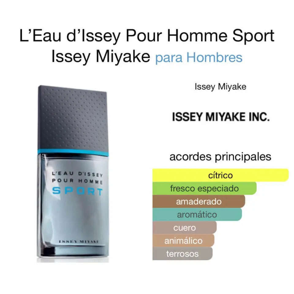 Issey Miyake Sport EDT para hombre 100 ml - Aromática CR