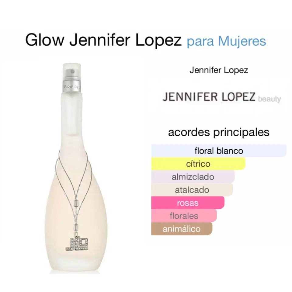 Jennifer Lopez Glow EDT para mujer 100 ml - Aromática CR