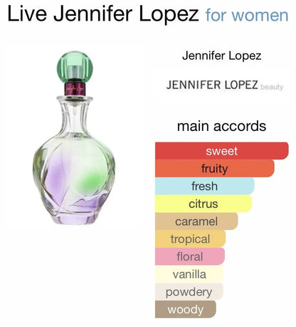 Jennifer Lopez Live EDP para mujer 100 ml - Aromática CR