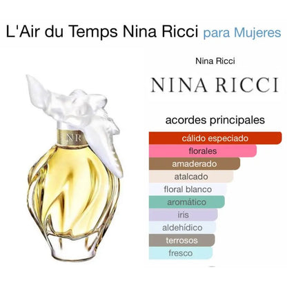 L’Air du Temps EDT para mujer 100 ml - Aromática CR