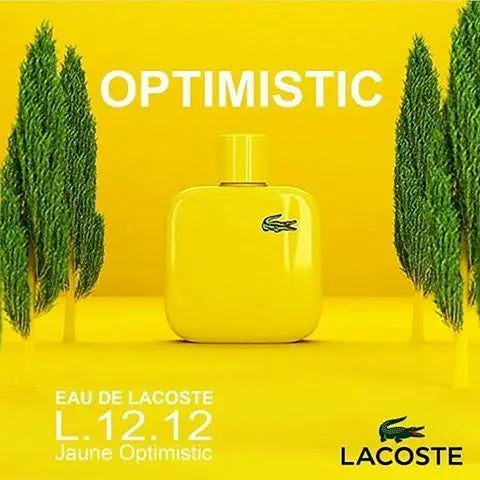 Lacoste L.12.12 Jaune Amarillo EDT para hombre 100 ml - Aromática CR