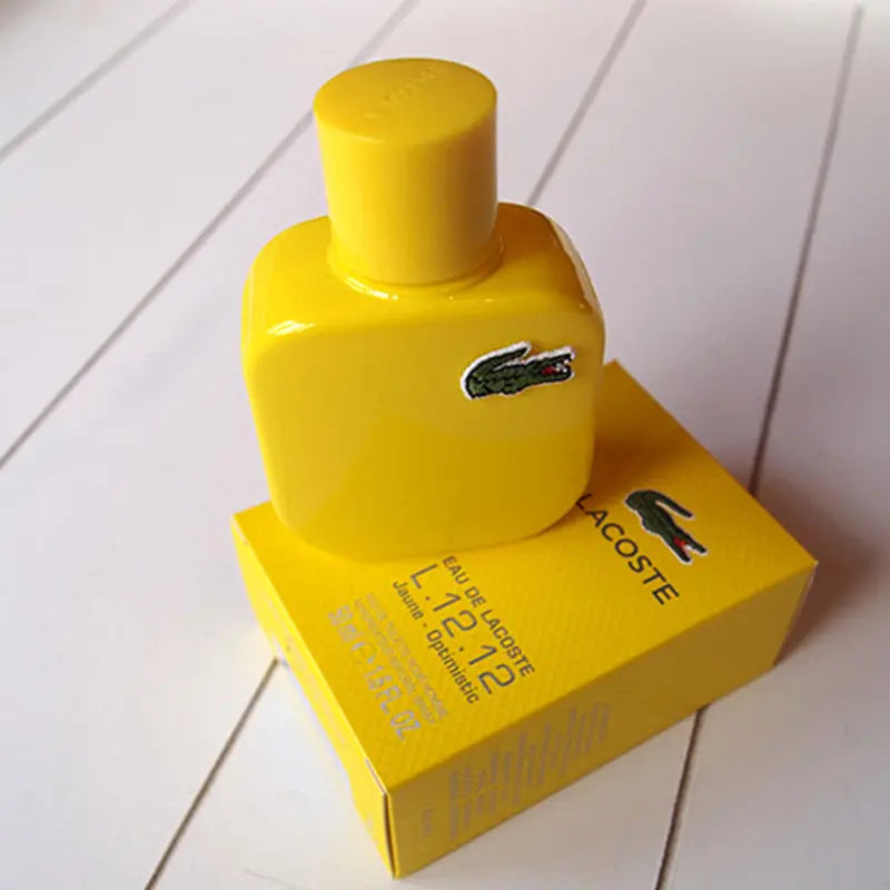 Lacoste L.12.12 Jaune Amarillo EDT para hombre 100 ml - Aromática CR