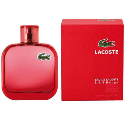 Lacoste L.12.12 Rouge Rojo EDT para hombre 100 ml - Aromática CR