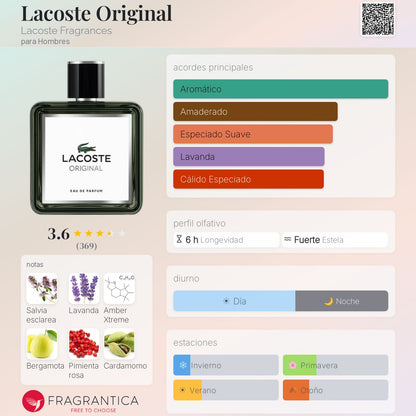 Lacoste Original - Aromática CR
