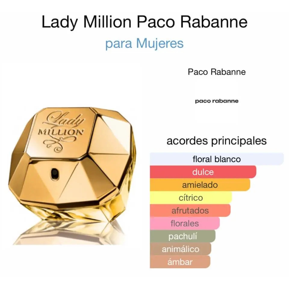 Lady Million EDP para mujer 80 ml - Aromática CR