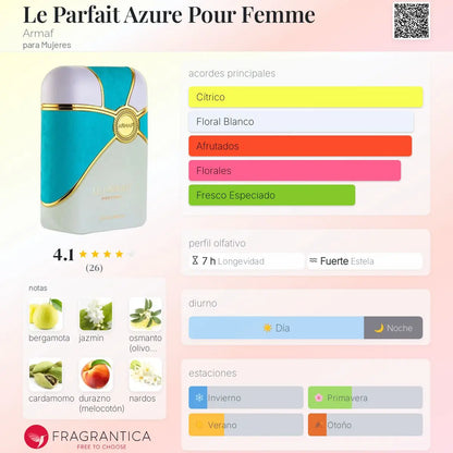 Le Parfait Azure Pour Femme - Aromática CR
