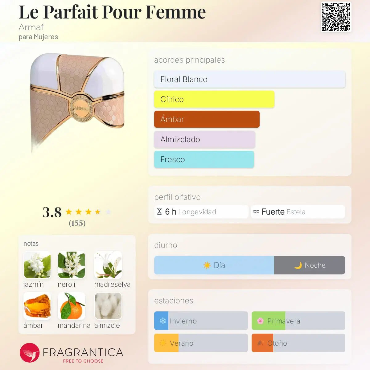 Armaf Le Parfait Pour Femme EDP para mujer en Costa Rica