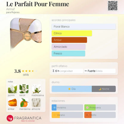 Le Parfait Pour Femme - Aromática CR