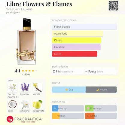 Libre Flowers & Flames - Aromática CR