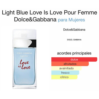 Light Blue Love Is Love EDT para mujer 100 ml - Aromática CR