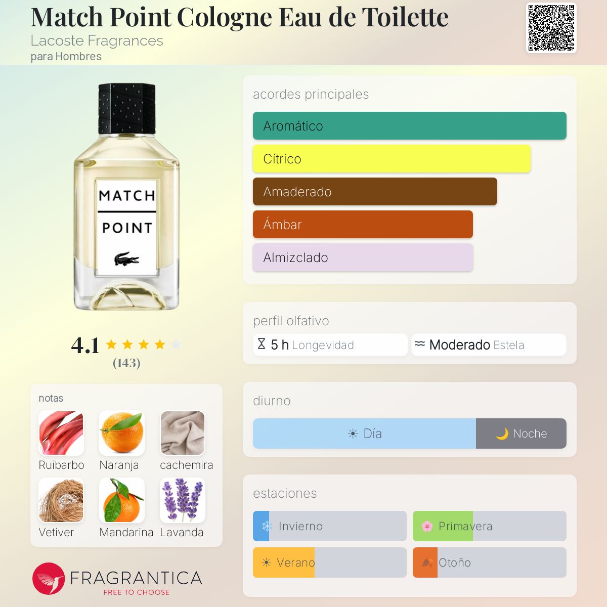 Match Point Cologne Eau de Toilette - Aromática CR