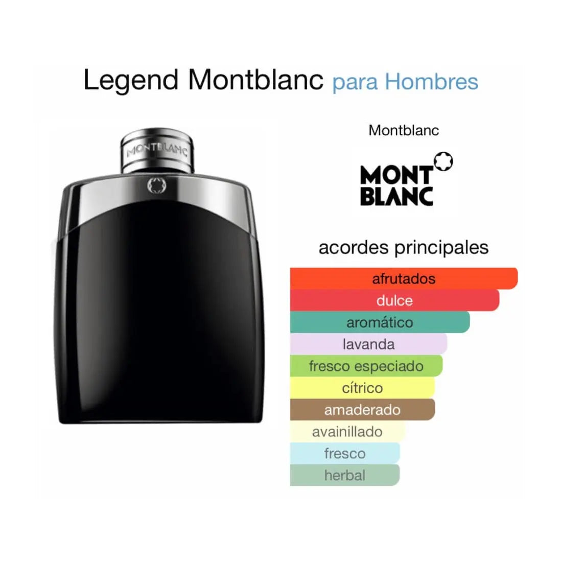 Montblanc Legend EDT para hombre 100 ml - Aromática CR