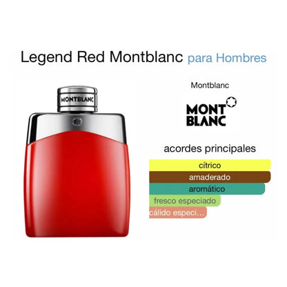 Montblanc Legend Red EDP para hombre 100 ml - Aromática CR