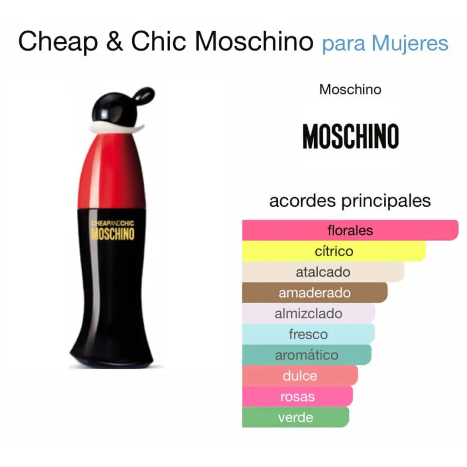 Moschino Cheap and Chic EDT para mujer 100 ml - Aromática CR