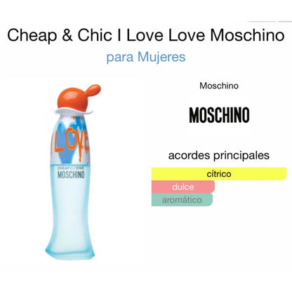 Moschino I Love Love EDT para mujer 100 ml - Aromática CR