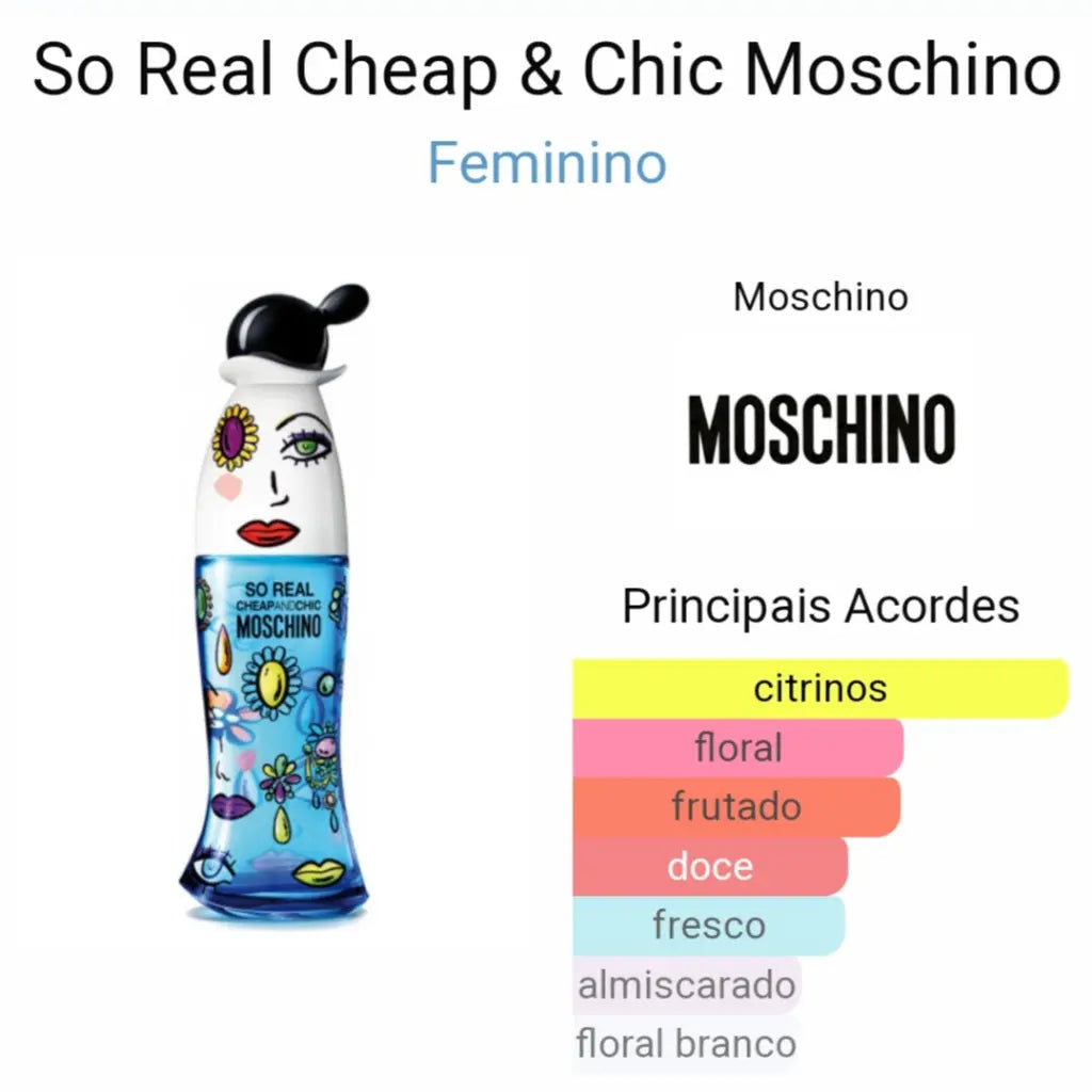 Moschino So Real EDT para mujer 100 ml - Aromática CR