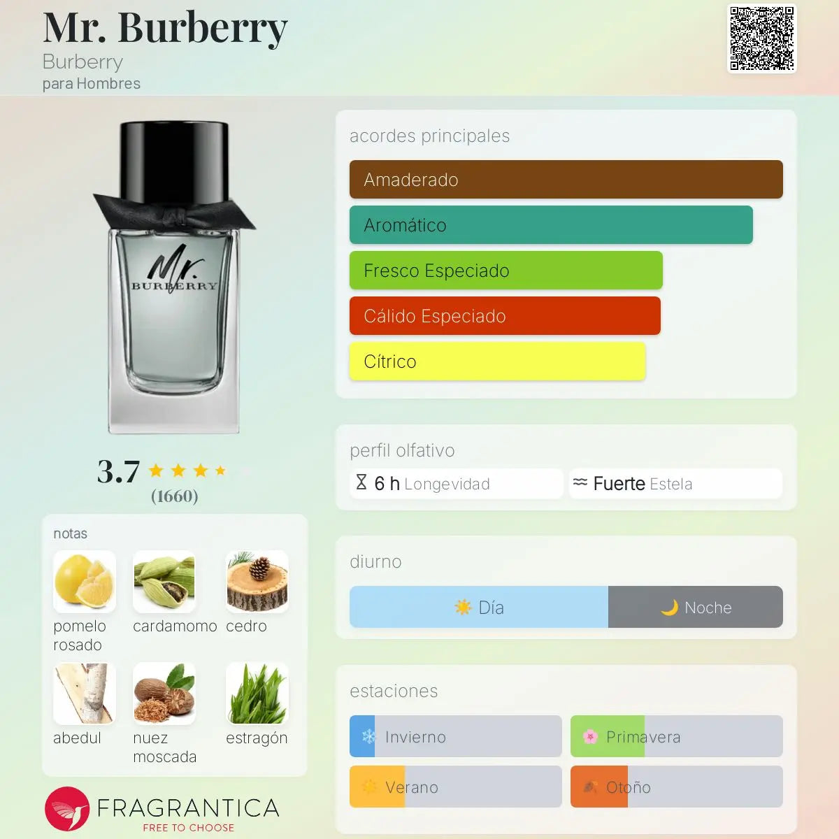 Mr. Burberry EDT - Aromática CR