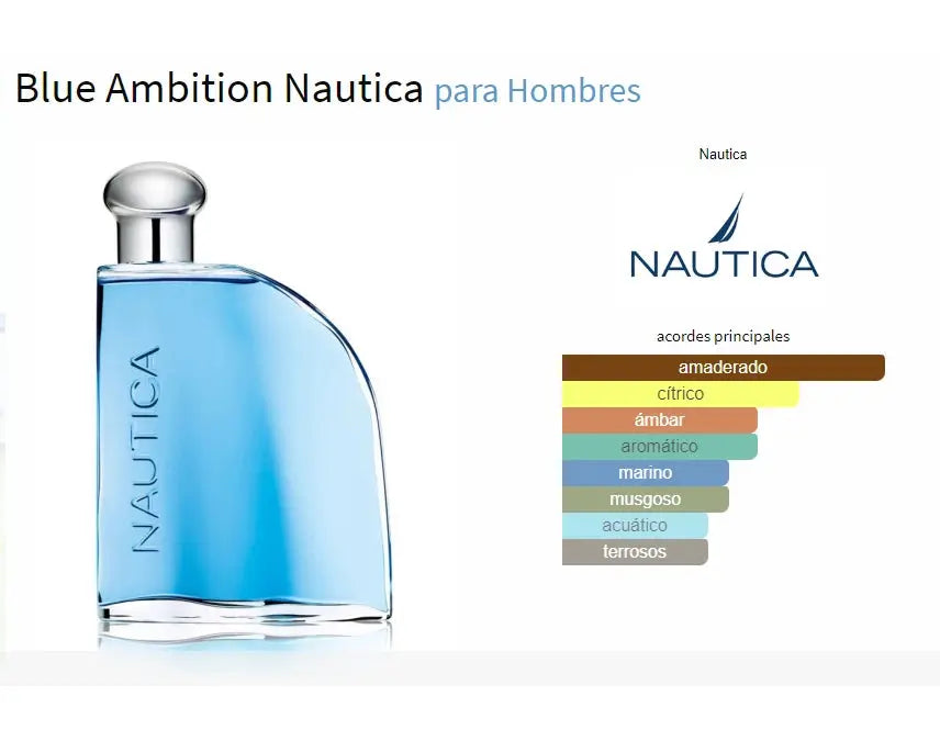 Nautica Blue Ambition EDT para hombre 100 ml