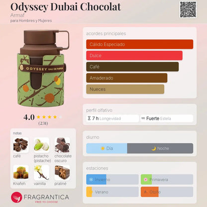 Odyssey Dubai Chocolat - Aromática CR