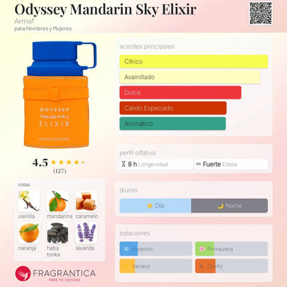 Odyssey Mandarin Sky Elixir - Aromática CR