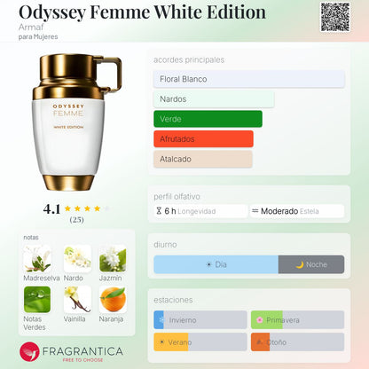 Odyssey Femme White Edition - Aromática CR