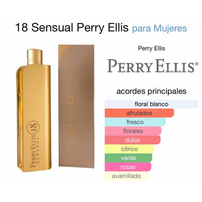 Perry Ellis 18 Sensual EDP para mujer 100 ml - Aromática CR