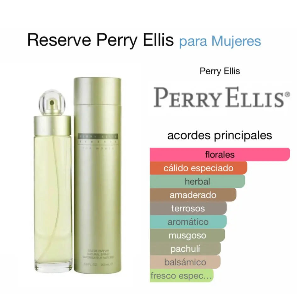 Perry Ellis Reserve EDP para mujer 100 ml - Aromática CR