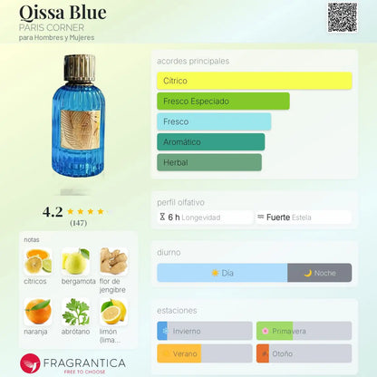 Qissa Blue - Aromática CR