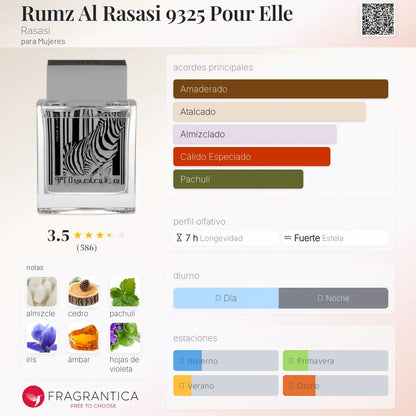 Rumz Al Rasasi 9325 Pour Elle - Aromática CR