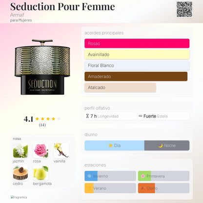 Seduction Pour Femme - Aromática CR
