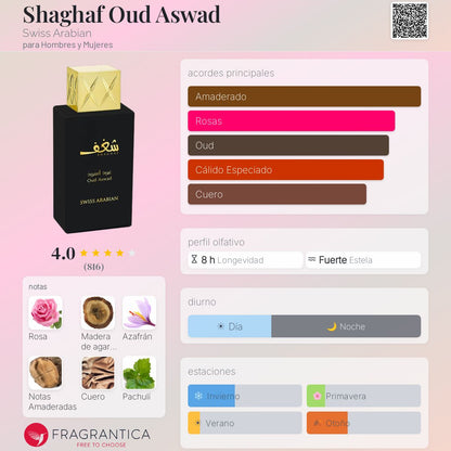 Shaghaf Oud Aswad - Aromática CR