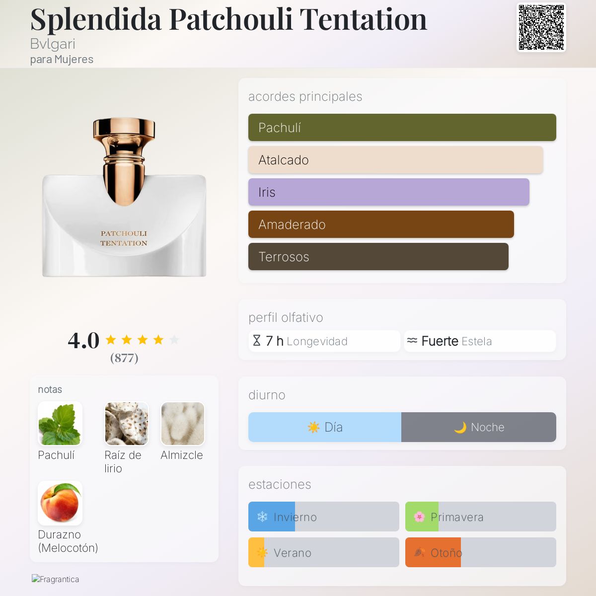 Splendida Patchouli Tentation - Aromática CR