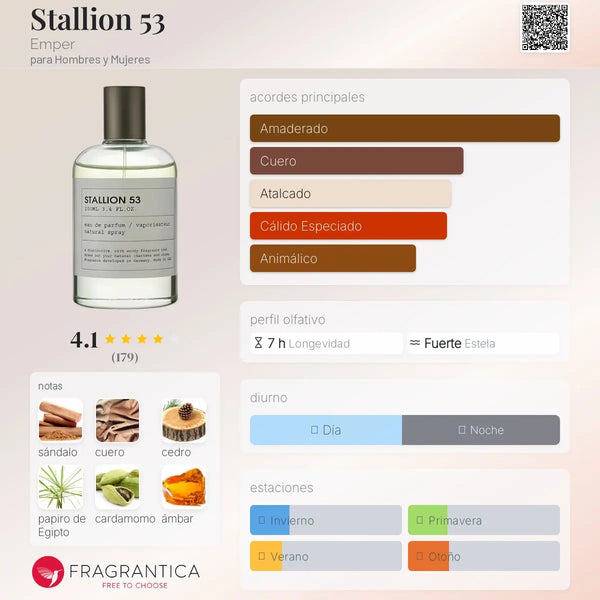 Emper Stallion 53 EDP unisex en Costa Rica – Aromática CR