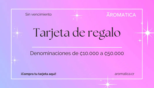 Tarjeta de regalo de Aromática - Aromática CR